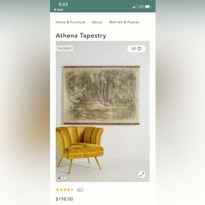 Anthropologie Athena Tapestry. Good condition.